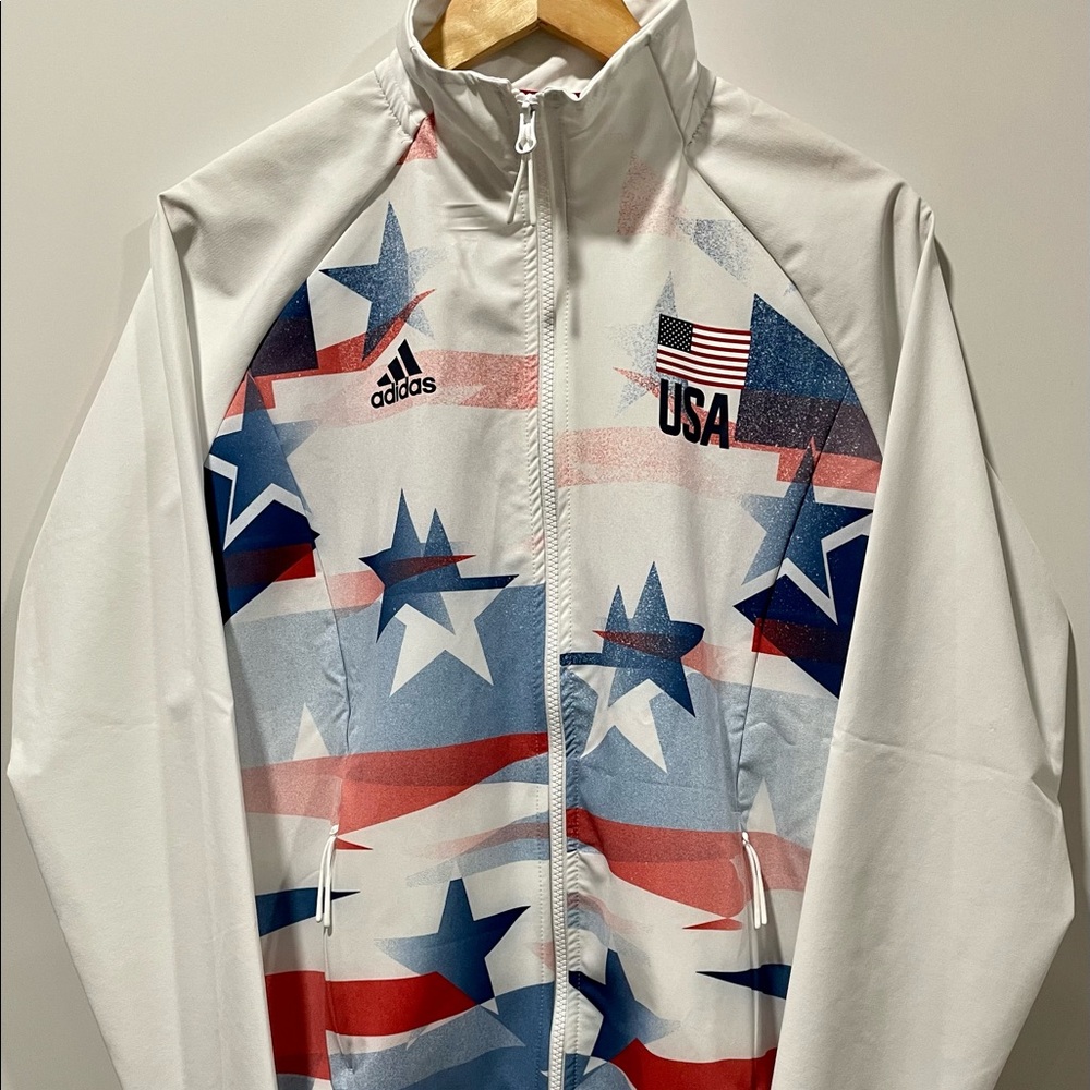 Adidas Women’s Sz. ST (small tall) USA Olympics warm up Volleyball jacket